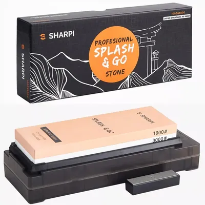 Zdjęcie produktu dla Ostrzałka SHARPI Splash And Go kamień wodny 1000/3000