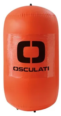 Immagine prodotto di Boia da regata arancione, gonfiabile in PVC, 80 x 120 cm – per percorsi di regata – Osculati 33.174.00