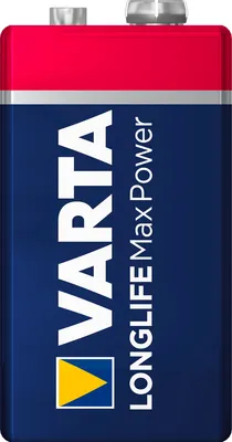 Produktbild von Varta 9V, Einwegbatterie, 9V, Alkali, 9 V, 1 Stück(e), Orange, Rot