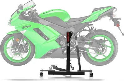 Image de Béquille centrale CS Power Evo pour Kawasaki ZX-6R 03-06 Gris
