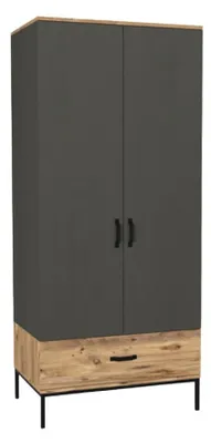 Produktbild von Kleiderschrank Kindezimmer Moderne Möbel Holz Luxus Design Grau Jugendmöbel