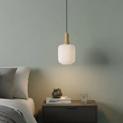 Produktbild von Opviq, Elegante Goldene Pendelleuchte, Metallkörper, Höhenverstellbar, IP20