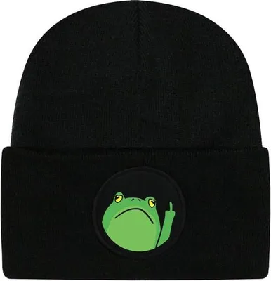 Produktbild von Tierisch Mütze Uni Frog Off schwarz Standard