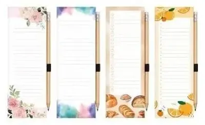 Zdjęcie produktu dla Blok magnetyczny na lodówkę 8x24cm 80k+ołówek mix - MFP