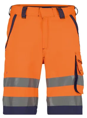 Produktbild von DASSY Warnschutz Shorts LUCCA Gr. 64 orange/blau
