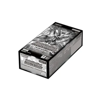 Produktbild von Digimon TCG Billion Bullet LM-06 Display – 6 Limited Booster Packs | Englisch | Premium Bandai |Exklusive Reprints|inkl. HeartforCards-Versandschutz