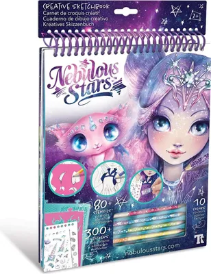 Immagine prodotto di Nebulous Stars Creative Sketchbook Nebulia Schizzo Disegno Incollaggio Creativo Set