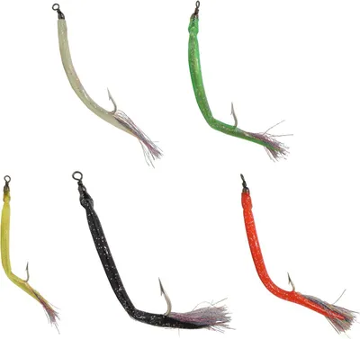 Produktbild von Kinetic Gummi Makks Deluxe mit Mustad Haken (4/0 -12/0), Größe:12/0, Farbe:Fluo (leuchtend)
