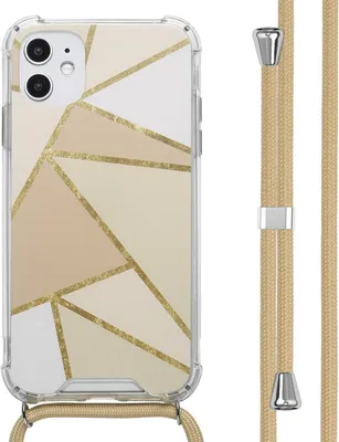Image de étui design imoshion avec cordon pour l'Apple iPhone 11 - Beige Graphic