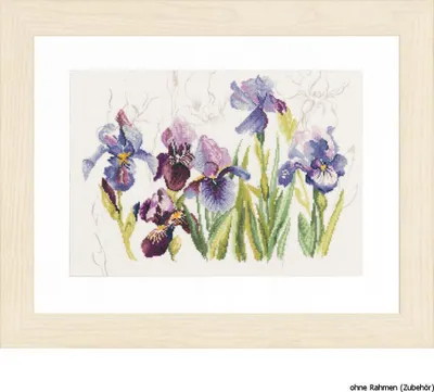 Produktbild von Lanarte Kreuzstichset "Iris", Zählmuster