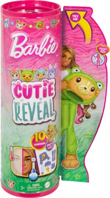 Produktbild von Barbie Cutie Reveal HRK24, Modepuppe, Weiblich, 3 Jahr(e), Mädchen, 303 mm, Mehrfarbig