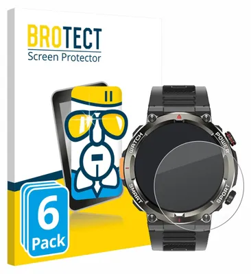 Produktbild von 6x BROTECT Schutzglas für Iowodo W50 Pro 1.45" Schutzfolie Panzer Folie Glas Display Schutz klar