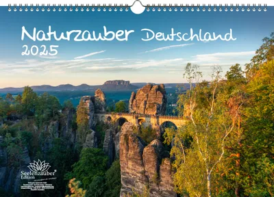 Produktbild von Naturzauber Deutschland DIN A3 Kalender für 2025 Städte - Seelenzauber