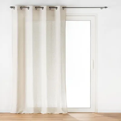 Imagen del producto de D'intérieur - Cortina de poliéster y lino con ojales (140 x 240 cm) - Modelo Pauline