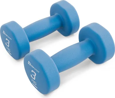 Produktbild von Hop-sport Fitness činky | Sada neoprénových fitness činiek | Sada činiek 2x3kg