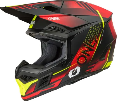 Produktbild von O'NEAL Bike Helm 3Srs Haze Black/Red/Neon Yellow XS (53/54)