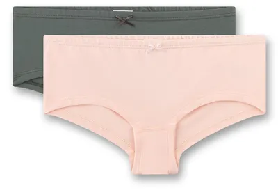 Productafbeelding van Sanetta meisjes hipsterbroekjes, roze | 2-delige set tieneronderbroeken