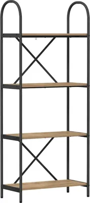 Image de vidaXL Bibliothèque Chêne Artisan 60 x 30 x 146 cm Matériau dérivé du bois