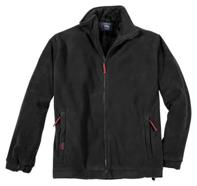 Produktbild von Fleecejacke Brigg Übergröße schwarz