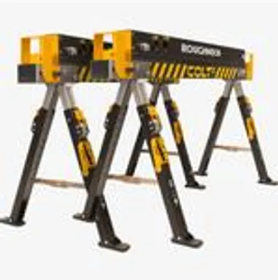 Zdjęcie produktu dla Roughneck COLT 600E Sägebock (verstellbar 630–820 mm, bis 589 kg (1178 kg/Paar))