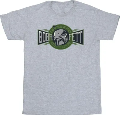 Produktbild von Star Wars: The Book Of Boba Fett - "New Outlaw Boss" T-Shirt für Herren BI51809 (3XL) (Grau)