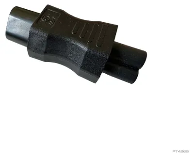 Productafbeelding van Exo Terra T5 Terrarium Top aansluitadapter Zwart | link-adapter voor koppeling van armaturen