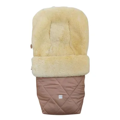 Produktbild von COOSY Lammfell Fußsack Fb. sand