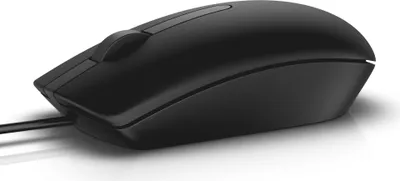 Obrázek produktu pro DELL MS116, Pro praváky i leváky, Optický, USB Typ-A, 1000 DPI, Černá