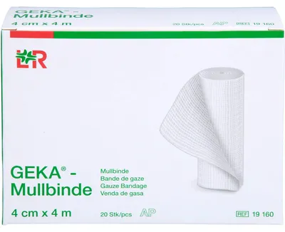 Produktbild von Mullbinde Geka 4cmx4m, 20 St BIN