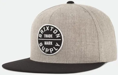 Imagen del producto de Gorra snapback Brixton Oath III, color gris/, talla única