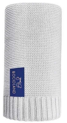 Produktbild von Bambus-Baumwolldecke Paris 80x100 cm Grau / Bocioland