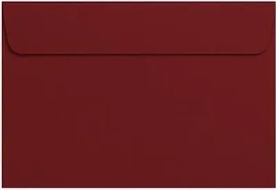 Image de Enveloppes C6 HK rouge bordeaux 120 g 10 pièces – Enveloppes élégantes