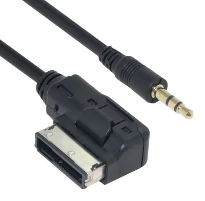 AMI auf 3,5 mm Audio-Adapterkabel für Audi/VW 2014 A4 A6 Q5 Q7