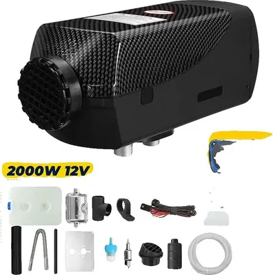 Zdjęcie produktu dla Ogrzewacz powietrza na olej napędowy, moc 2 kW, pilot zdalnego sterowania, 2 kW