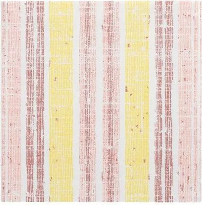 Produktbild von Servietten "ROYAL Collection" 1/4-Falz 40 cm x 40 cm gelb "Stripes"