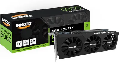 Obrázek produktu pro INNO3D GeForce RTX 5060, GeForce RTX 5060, 8 GB, GDDR7, 128 bit, 7680 x 4320 px, PCI Express 5.0