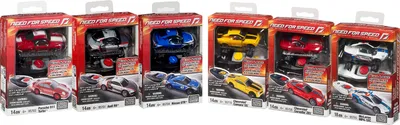 Produktbild von MEGA BLOKS - NEED FOR SPEED Collector's Series *Build & Race* 6-fach sortiert ( 16,5 x 11,5 x 4cm ) ( 0,114KG )