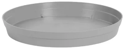Produktbild von EDA Blumentopf Untersetzer Toskana - Kunststoff - grau - D23 cm