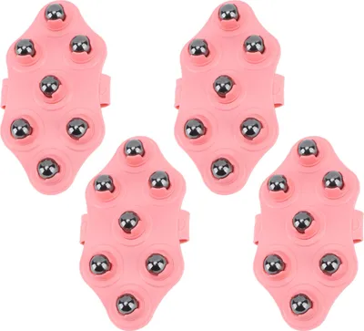 Produktbild von 4 Stück handflächenförmiger Massagehandschuh mit 7 magnetischen Rollbällen zur Linderung von Muskel-, Nacken-, Gelenk-, Fuß-, Schulter- und Beinschmer