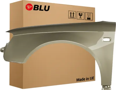Zdjęcie produktu dla BLU Błotnik pasujący do Audi A4 B7 LY1Q Lewy Złoty DakarBeige | 2004-2008 | Przedni Przód | Lakierowany | Gotowy do montażu  | Stal