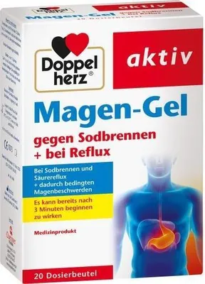 A product box for a digestive aid medication.