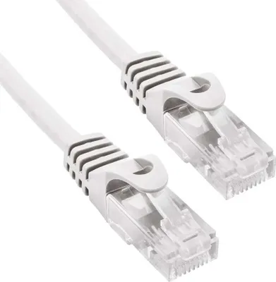 Imagen del producto de Phasak PHK 1525, 25 metros, Cat6, U/UTP (UTP), conector RJ-45 en ambos extremos, color gris