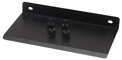 Produktbild von FibroTech Regal Klein RAL 9011, 19,4×11×2,4 cm, Schwarz, Stahl, für Akustikpaneele