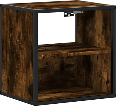 Immagine prodotto di Comodino a Muro Rovere Fumo 40x31x39,5 cm