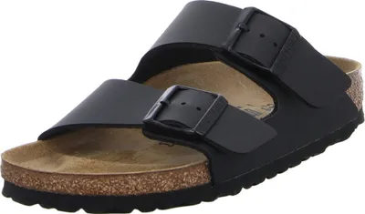 Produktbild von Birkenstock Arizona Birko-Flor Pantoletten Black Narrow-fit Größe 47