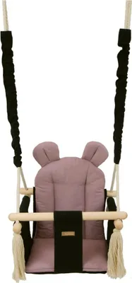 Produktbild von Balan oire Schaukeln komfortabel für Kinder in Holz-Baumwoll-Terrassen-Gartenhaus