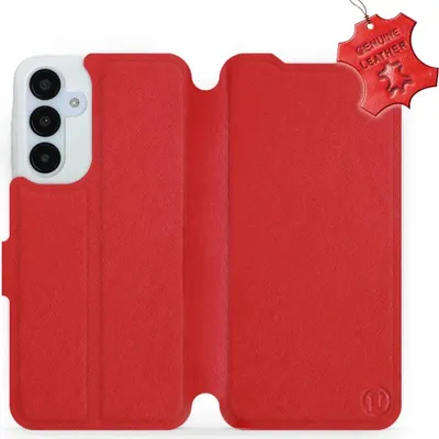 Produktbild von Echtleder Handyhülle für Galaxy A25 5G, Mobiwear Leather, Rot