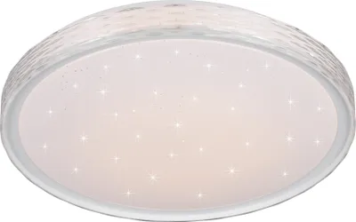 Obrázok produktu pre Reality Leuchten Stropné svietidlo LED VARDA DH 39x6 cm biele Stropné svietidlo