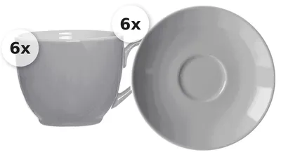 Produktbild von Espressotassen - Set 12 tlg. Doppio grau