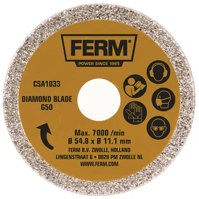 Produktbild von FERM Diamantsägeblatt Stahl CSA1033